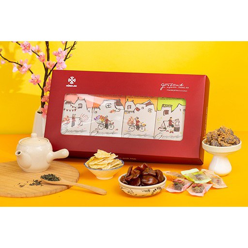 Bộ Quà Phố Bốn Mùa - Hồng Lam | BigBuy360 - bigbuy360.vn