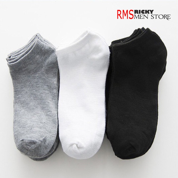 Tất Vớ Trơn Cổ Ngắn Nam Nữ RICKYMEN