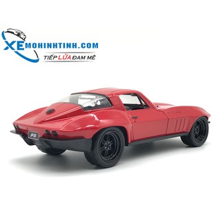 XE MÔ HÌNH  Letty’S Chevy Corvette 1:24 (Đỏ)