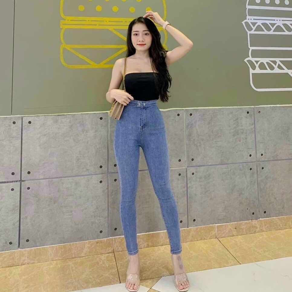 Quần jean thời trang cao cấp nữ King168 , quần jean thiết kế đẹp được săn đón nữ X91