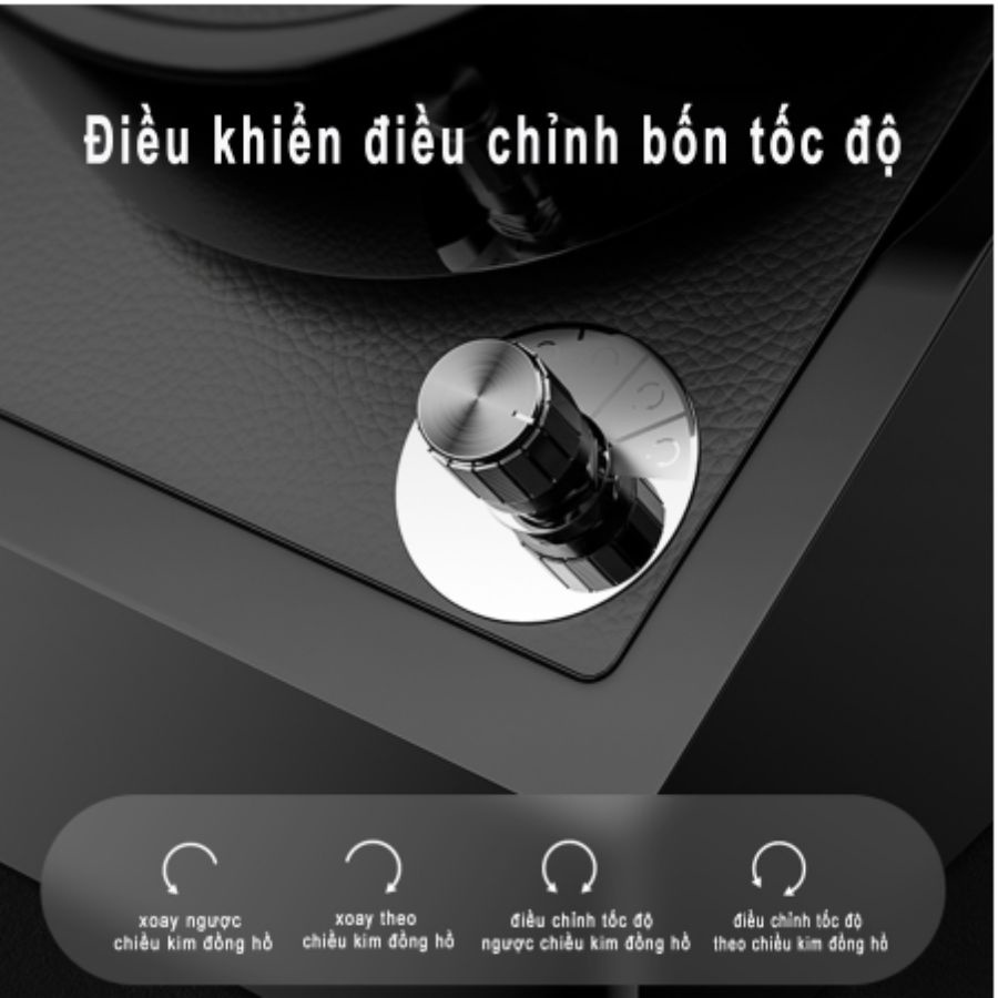 Hộp xoay đồng hồ cơ lên dây cót tự động, 4 tốc độ điều chỉnh