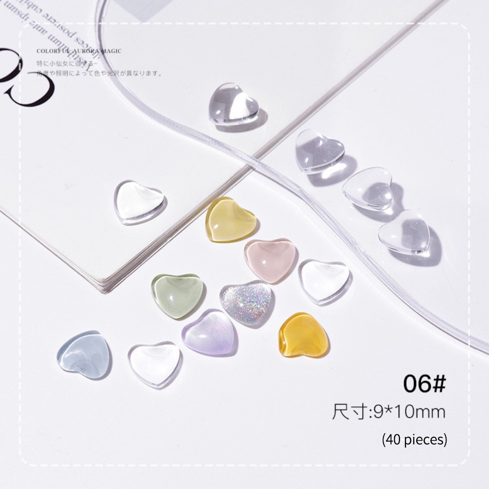 Set 40 Thẻ Màu Trong Suốt Trưng Bày Lọ Sơn Móng Tay