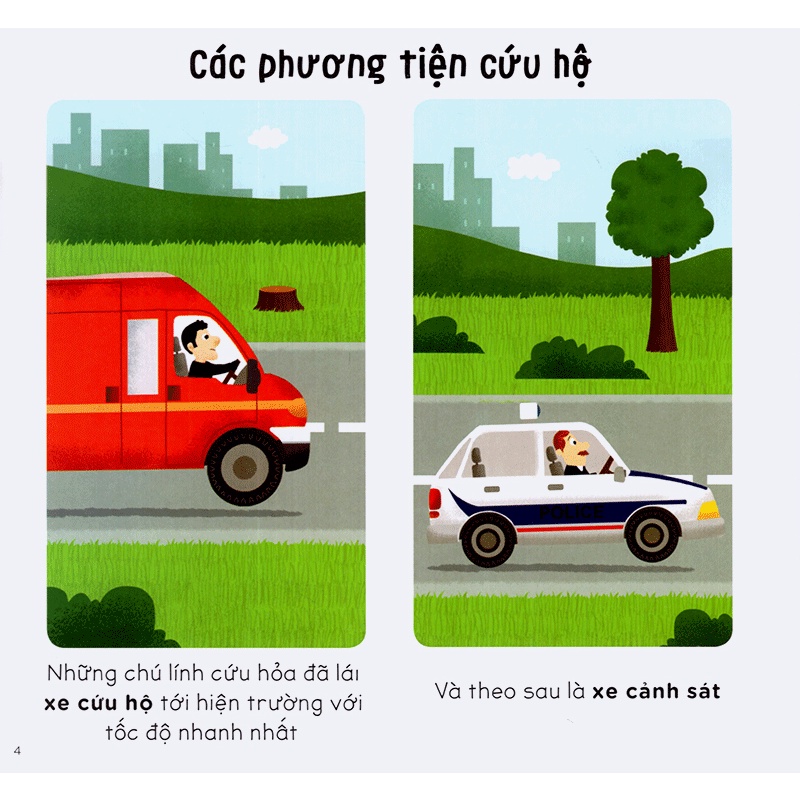Sách Nhà Thông Thái Nhỏ Larousse Cho Trẻ 1-4 Tuổi - Thuyền Bè, Xe Cộ