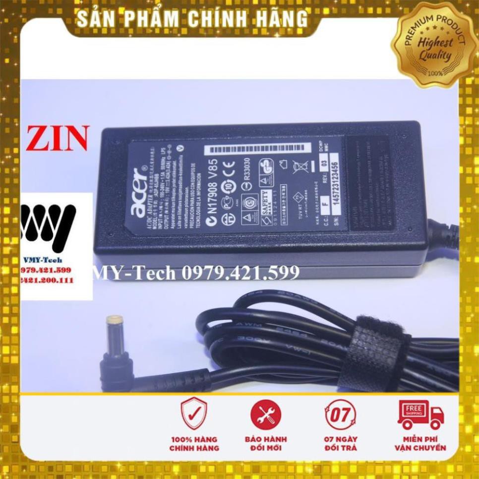 Sạc Laptop Acer 19V - 3.42A Zin Chân vàng - Adapter kèm dây nguồn - NEW