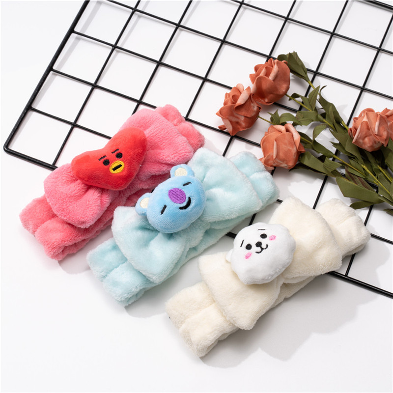 Băng đô cài tóc in họa tiết nhân vật BT21 của BTS