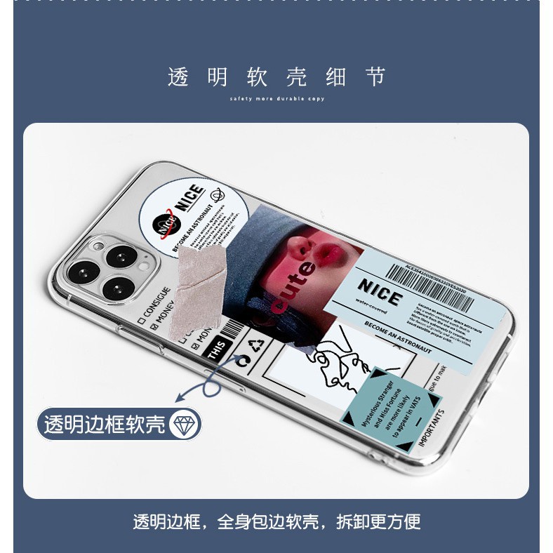 Ốp Điện Thoại Silicon Mềm Trong Suốt Siêu Mỏng Họa Tiết Hoạt Hình Cho iphone 14 MAX 13 PRO 12 / 11 XR 6S XSMAX 7 8 + SE2020 X 6 + XS