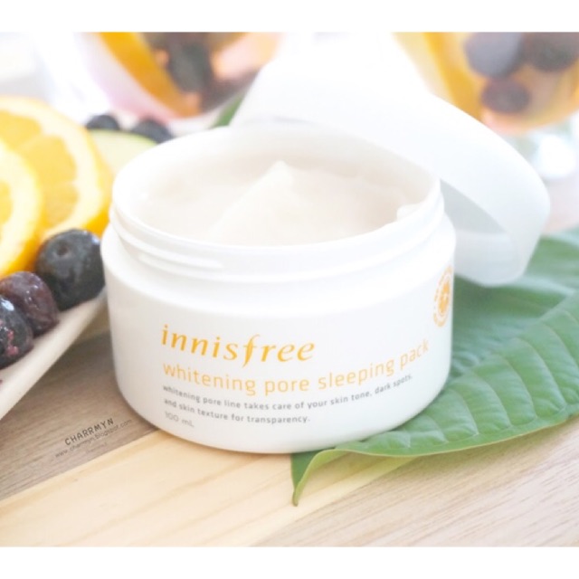 Oder Mặt Nạ Ngủ Innisfree Whitening Pore Sleeping Pack