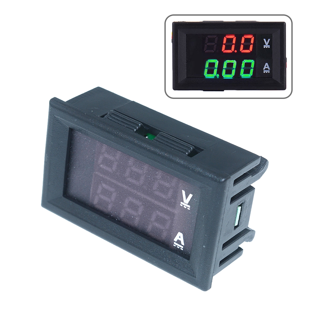 Đồng hồ đo điện áp và cường độ dòng điện DC 100V 10A hai màn hình LED