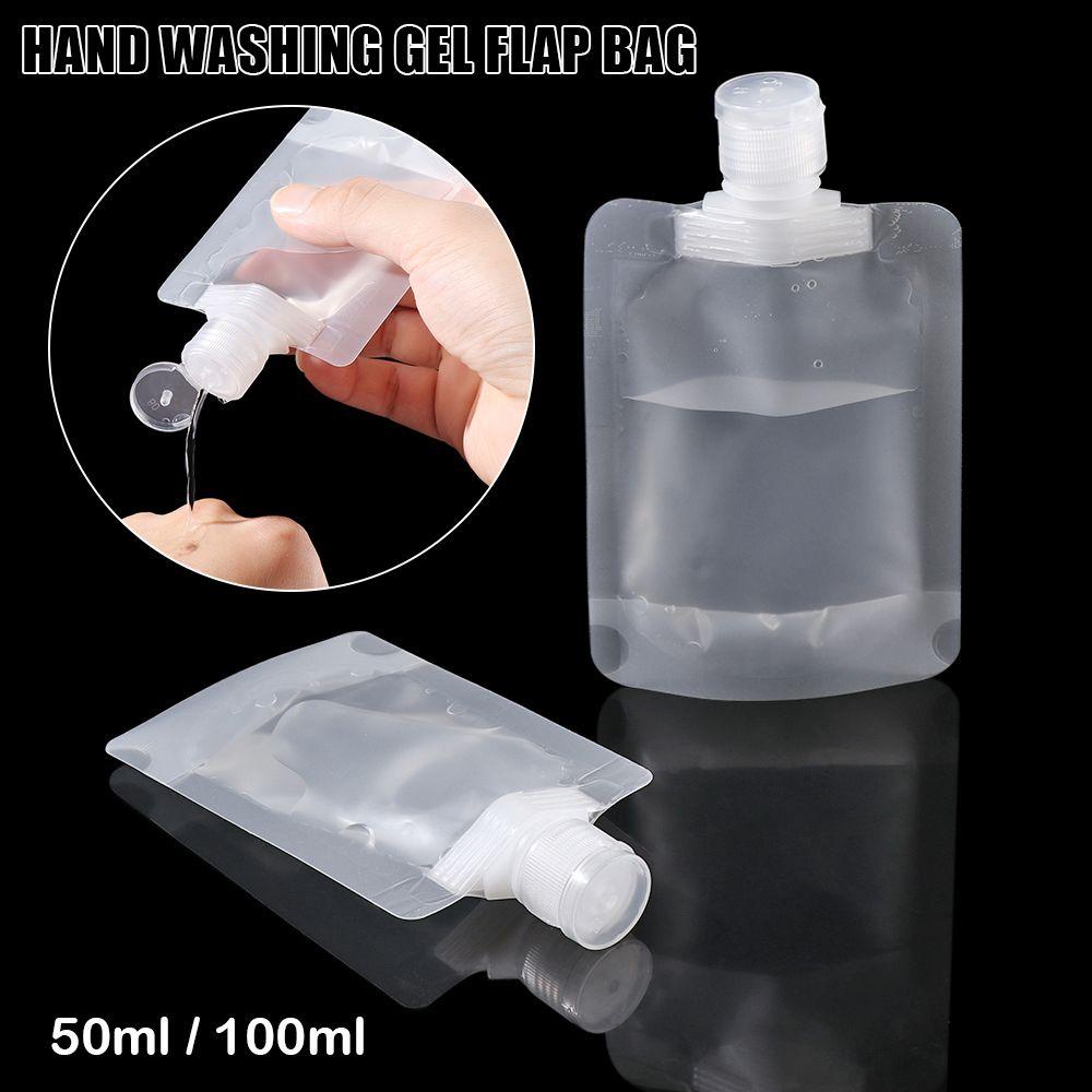 LAY Túi Đựng Dầu Gội Trong Suốt Chống Rò Rỉ 50ml / 100ml Tiện Dụng Khi Đi Du Lịch