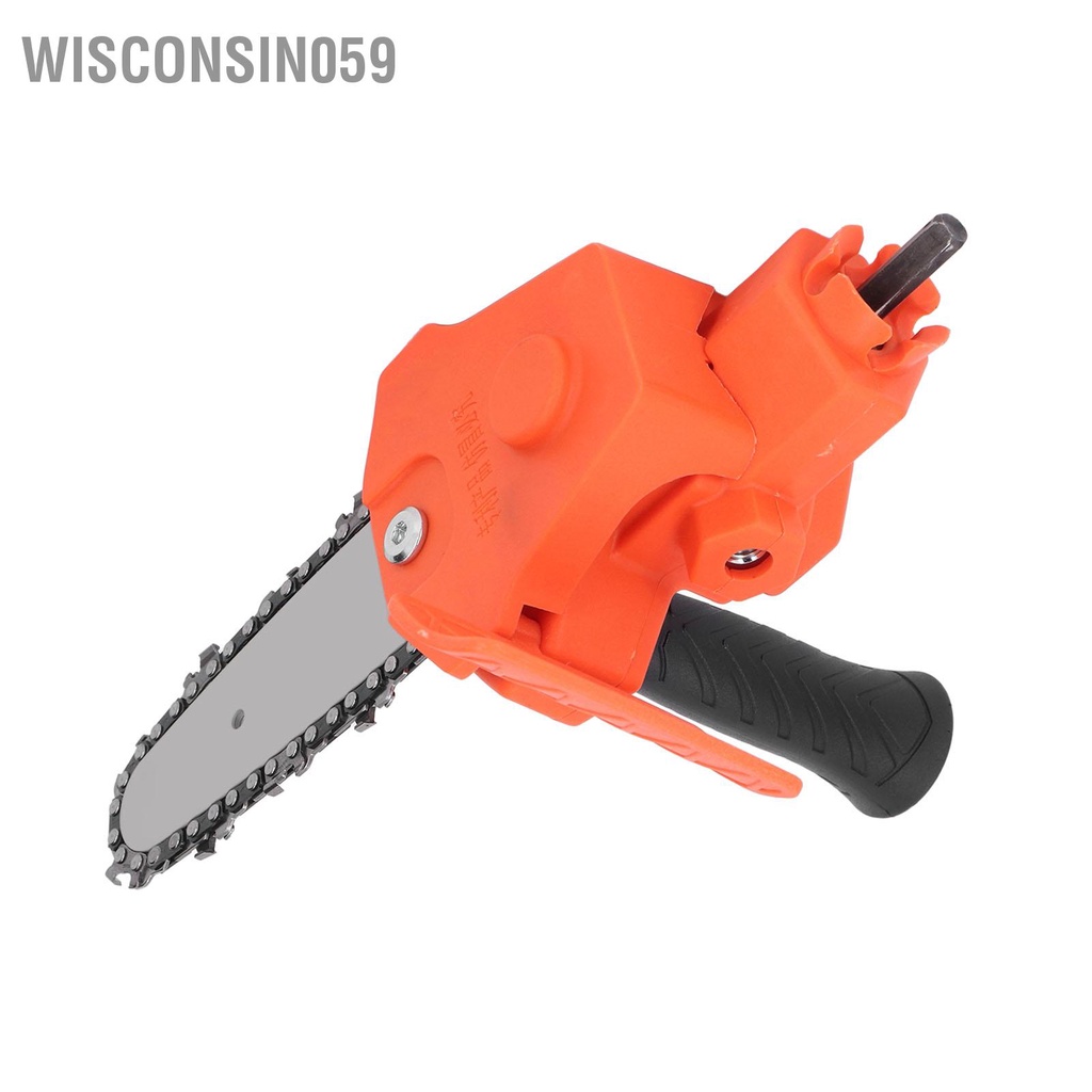 Máy khoan điện sang đầu chuyển đổi bộ cưa Đầu máy cầm tay màu cam 【Wisconsin059】