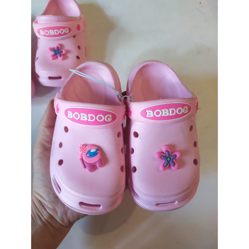 Dép sục Bobdog hồng cho bé