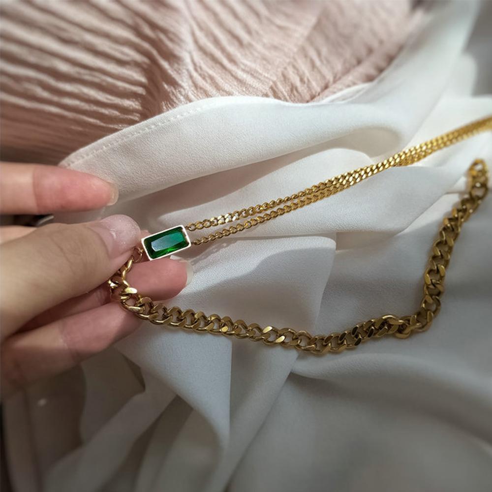Vòng Cổ Dây Xích Dày Phong Cách Punk Tối Giản Thời Trang MXGOODS|Vòng Cổ Choker Ngắn Thời Trang Cá Tính