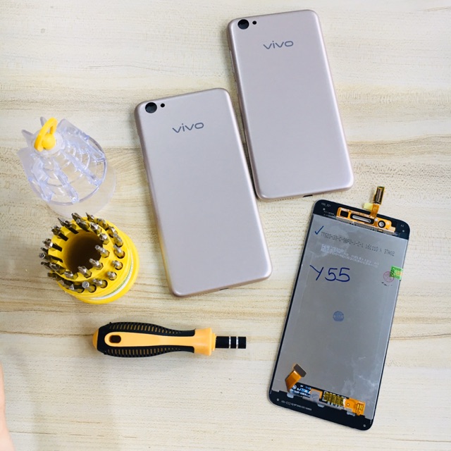 Combo Bộ Vỏ Sườn + Màn Hình Vivo Y55 Zin Hàng Cao Cấp (Tặng bộ vít)