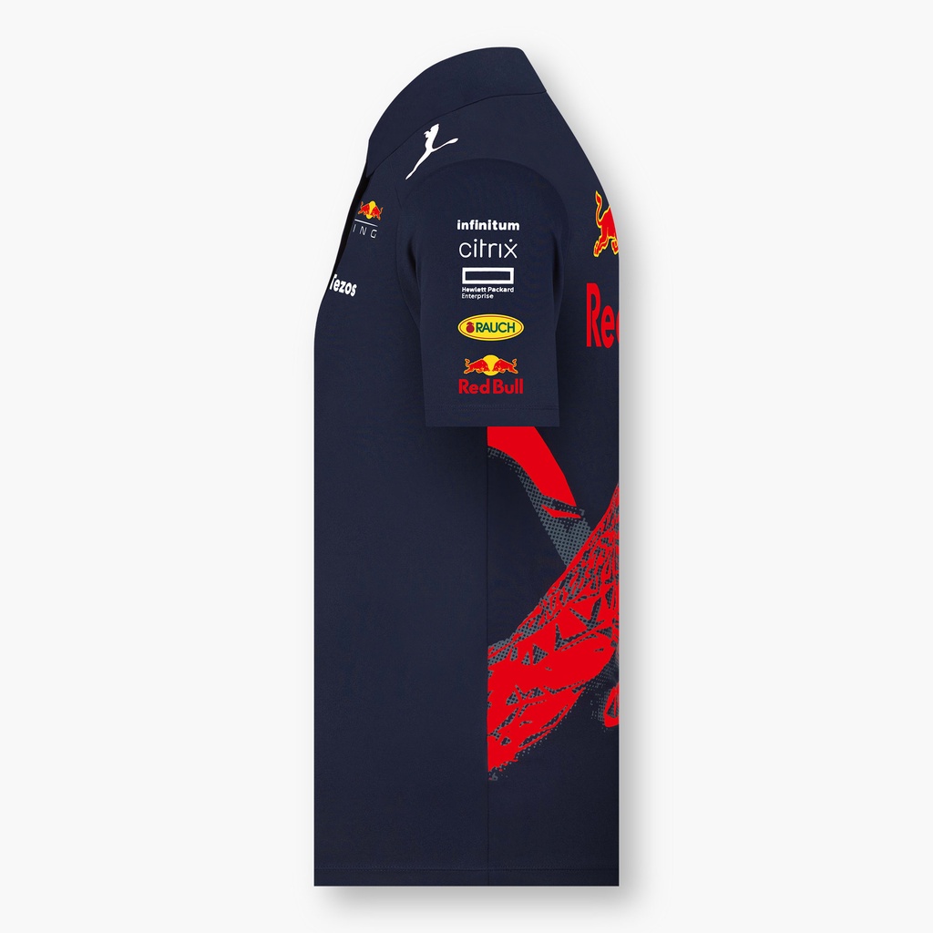 Áo Thun POLO Tay Ngắn In Logo Red Bull 2022 F1 Thời Trang Mùa Hè Cho Nam