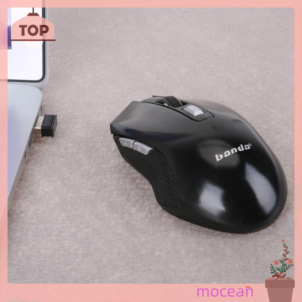 Chuột Quang Chơi Game Mocean Không Dây Usb 2.4ghz 1600dpi