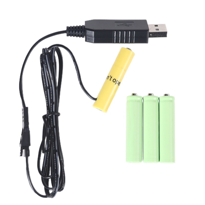 Dây Cáp Nguồn USB / Type C Thay Thế 4AAA Cho Đồ Chơi LED