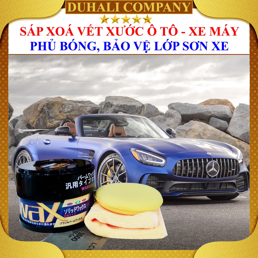 Xoá Vết Xước Xe Ô tô - Kem Xoá Vết Xước Ô tô - Cana Đánh Bóng Xe - Phủ Bóng Sơn Xe Hơi, Chống Nước - WW 300G - DUHALI