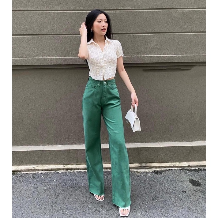 Quần culottes ZR màu sắc trendy