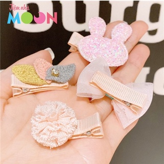 Set kẹp tóc bé gái phong cách hàn quốc