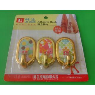 Vỉ 3 Móc Treo Dán Tường