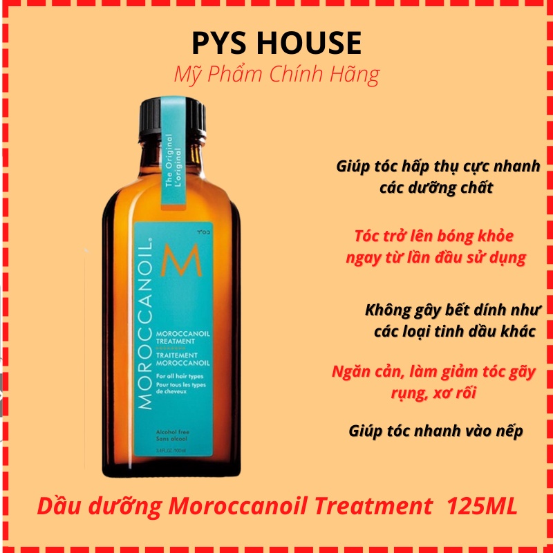 Tinh Dầu Dưỡng Tóc Moroccanoil Treatment Đủ Size 25ML-100ML-125ML-200ML | Hàng Chính Hãng