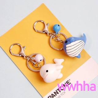 Móc Khóa Hình Cá Voi Xanh Sáng Tạo