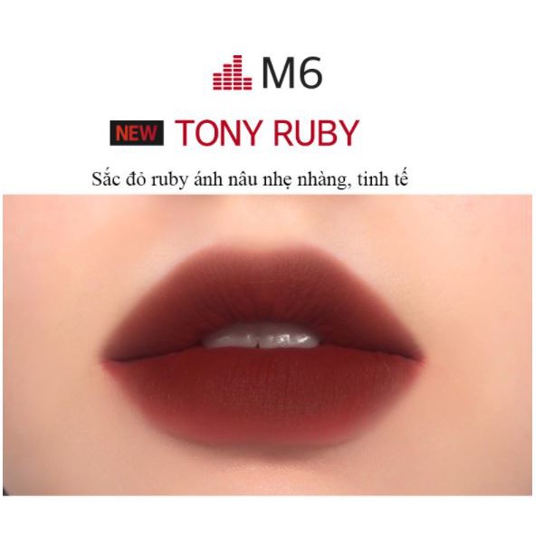 Combo son Merzy Velvet Tint Classic Blue V6 4,5g + Merzy Bite The Beat Mellow Tint Ver Girl 4g | BigBuy360 - bigbuy360.vn