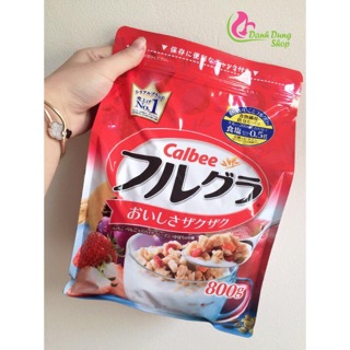 Ngũ cốc Calbee Nhật Bản 800g date xa