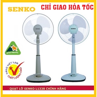 ( CHỈ GIAO HỎA TỐC) Quạt lửng thân nhựa B4 Senko L1338 tên mới L1638 CHÍNH HÃNG ( giao màu ngẫu nhiên) BẢO HÀNH 24 THÁNG
