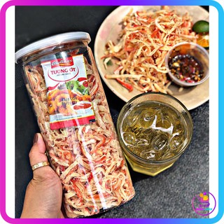 Khô mực hấp nước dừa xé sợi, hủ 300gr