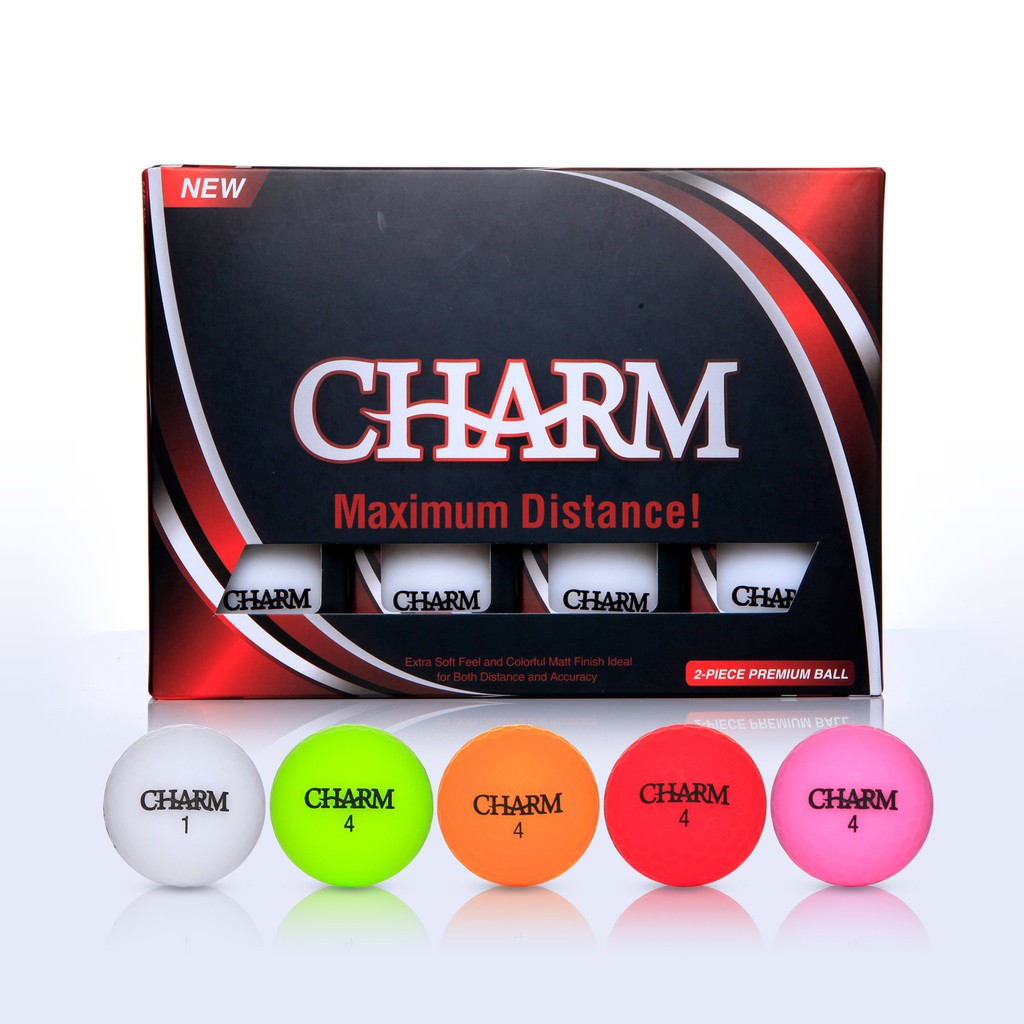 Bóng Golf CHARM Mới Chính Hãng