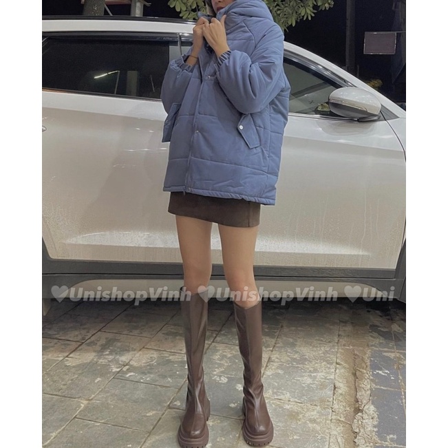 Áo phao túi chéo mũ liền FOM RỘNG | BigBuy360 - bigbuy360.vn