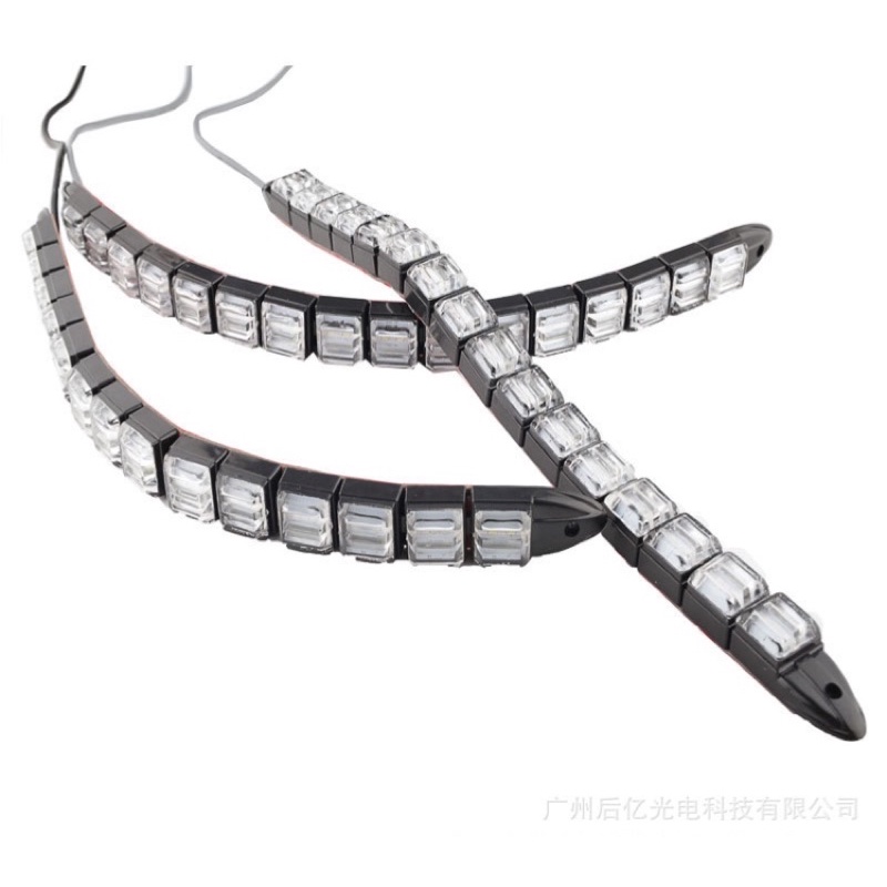 Dây led audi demi làm đèn đi ban ngày, đèn daylight DRL 12Led