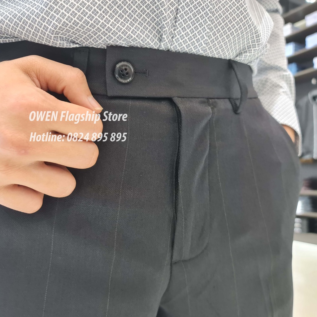 OWEN -  Quần âu nam công sở dáng SLIMFIT sợi NANO mã QS23473 - OWEN Flagship Store