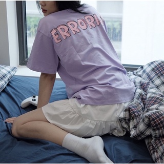 Áo ERRORIST Logo t-shirt tím