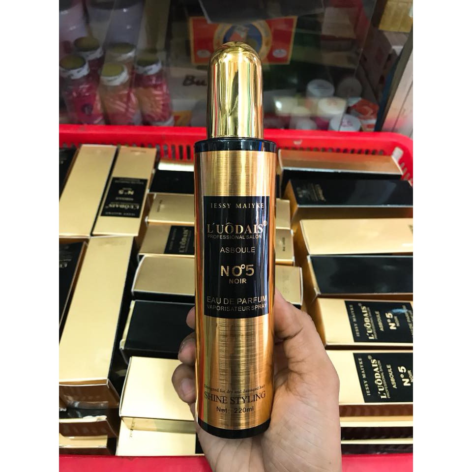 Xịt dưỡng tóc hương nước hoa LUODAIS No5