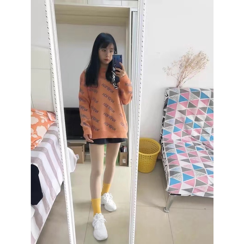 (ORDER) Áo len tay dài chữ ulzzang Bigsize S-5XL _ có ảnh thật