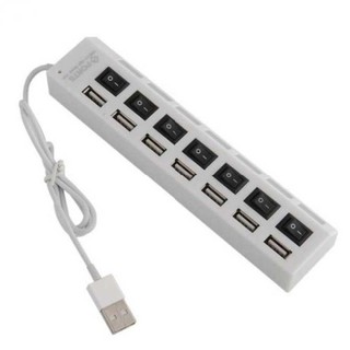 Hub chia usb 7 cổng có công tắc led
