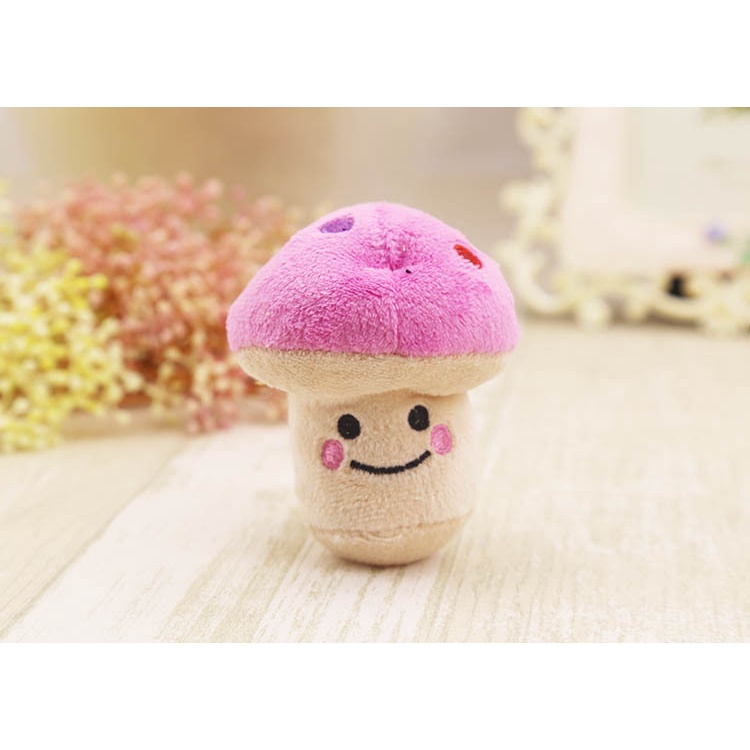 Nấm Nhồi Bông Phát Ra Âm Thanh Vui Nhộn Dành Cho Thú Cưng