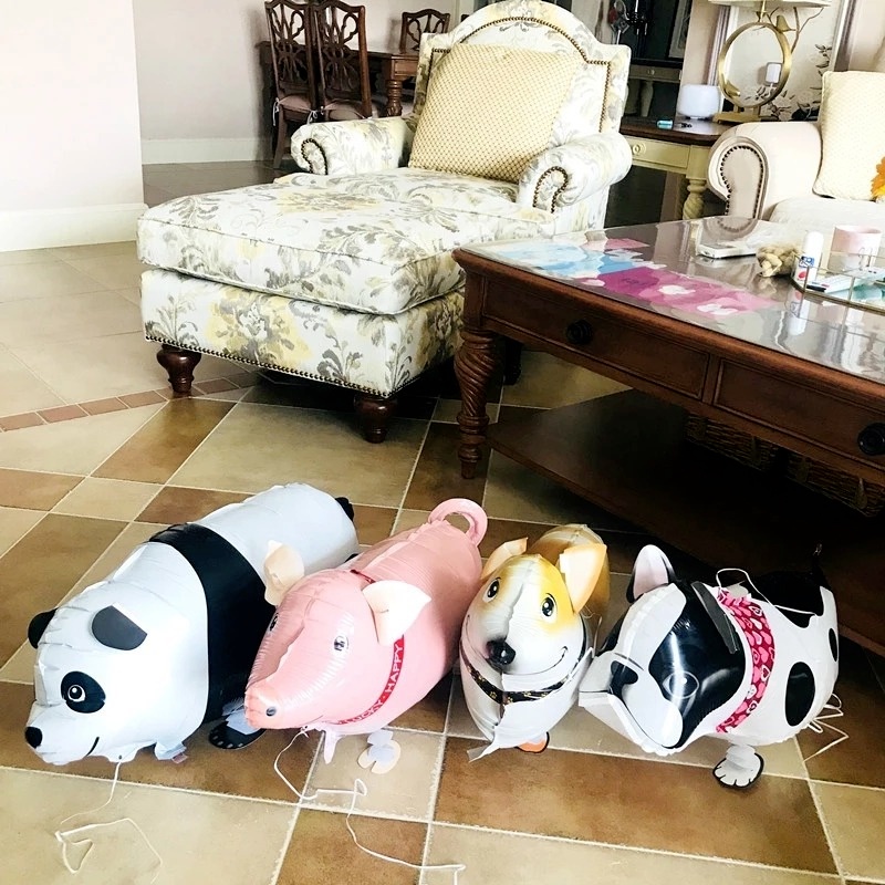 Bong Bóng Hình Động Vật / Vịt / Bò Sữa Dễ Thương Trang Trí Tiệc Sinh Nhật Cho Bé