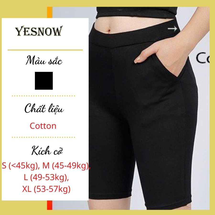 Quần Legging nâng mông cạp cao siêu co dãn - quần đùi nữ thể thao