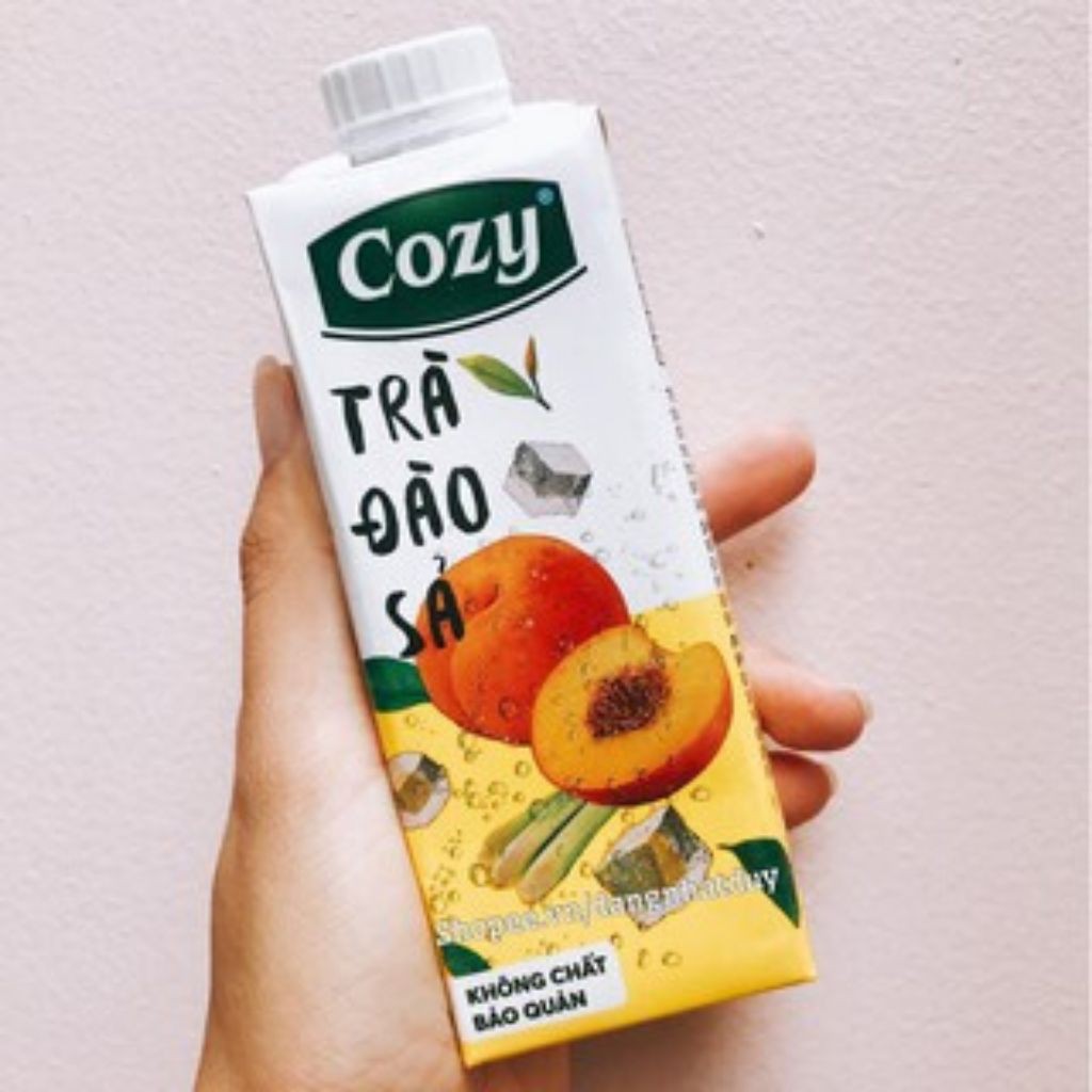 Trà🌺FREESHIP🌺 Trà Hoa Quả Cozy Lốc 4 Hộp Giải Nhiệt Mùa Hè 225ml