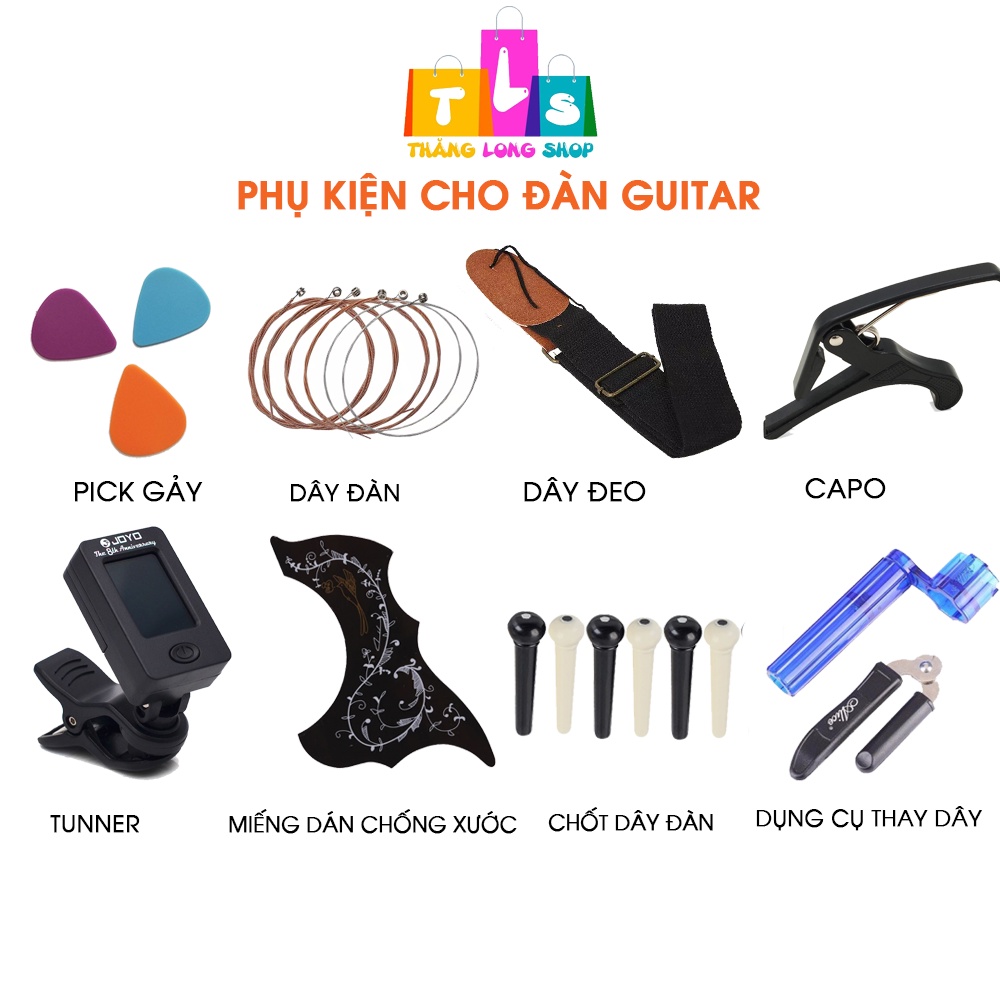 Phụ Kiện Cho Đàn Guitar Acoustic, Guitar Classic (Capo, Máy Lên Dây, Dụng Cụ Thay Dây, Dây Đàn,...)