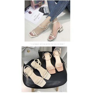 Order_Sandal quai mảnh gót vuông 3p