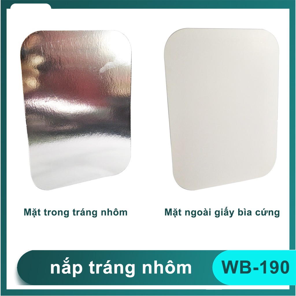 Khay nhôm kèm nắp 650ml | BigBuy360 - bigbuy360.vn