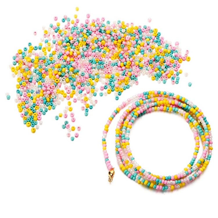 Set hạt xỏ St.kunkka bằng thủy tinh chất lượng cao 2mm 10g tùy chọn màu sắc