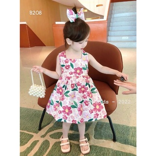 🌸🌸 ĐẦM HOA CỔ VUÔNG HỞ LƯNG CỘT NƠ 🎀🎀