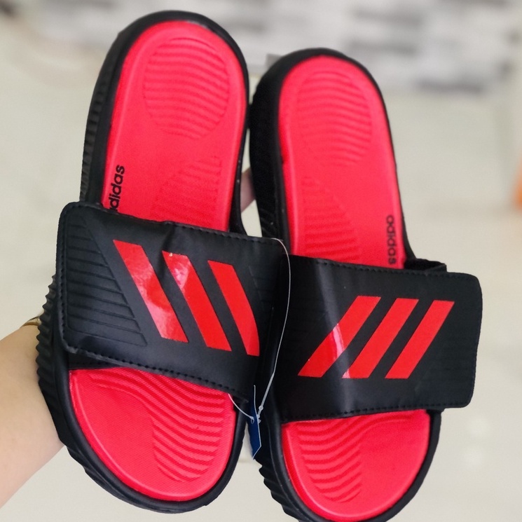 Dép Alphabounce adidas QC ❤️FREESHIP + FullBox❤️ quai ngang nam nữ 3 sọc chất xịn đủ màu