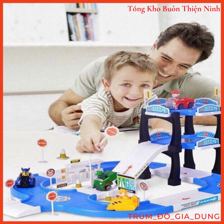 Đồ chơi mô hình biệt đội 4 chú chó cứu hộ PARKING LOT