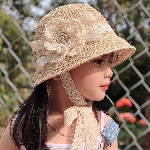 🌸 Nón cói hoa xinh xinh cho bé 🌸